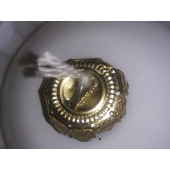 VTG Kurt Adler Pink Floral Glass Ball Ornaments Set of 4 Embroidered Gold Glitte - Picture 7 of 13